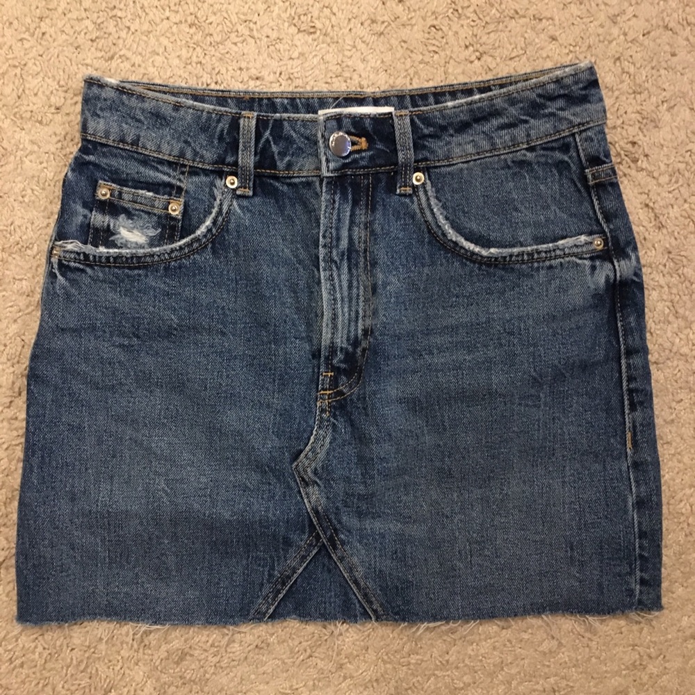 ZARA TRF denim skirt size XS